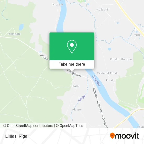 Lilijas map