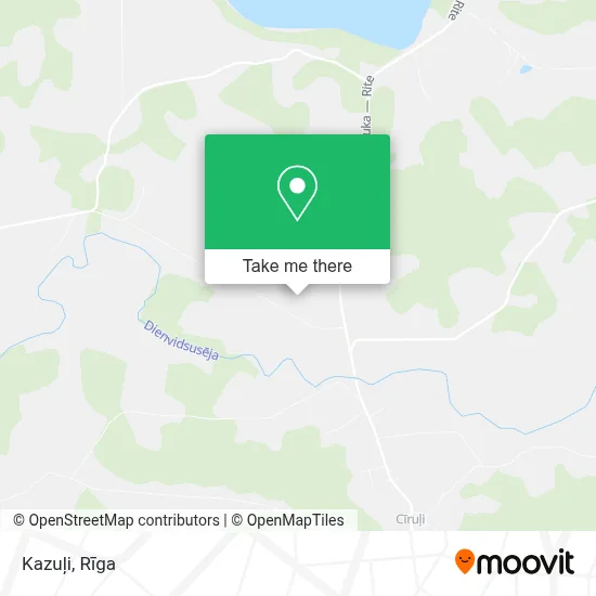 Kazuļi map