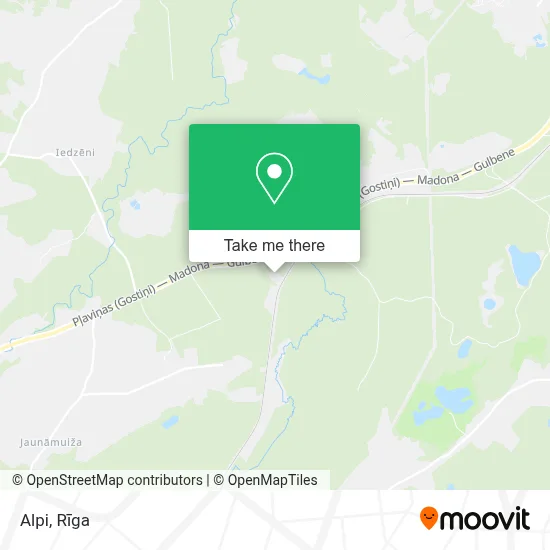 Alpi map