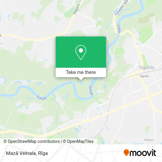 Mazā Velnala map