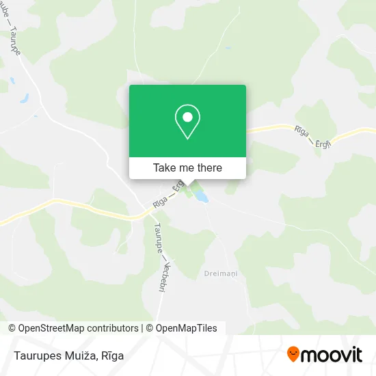 Taurupes Muiža map