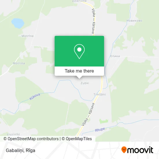 Gabaliņi map