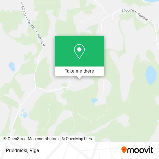 Priednieki map