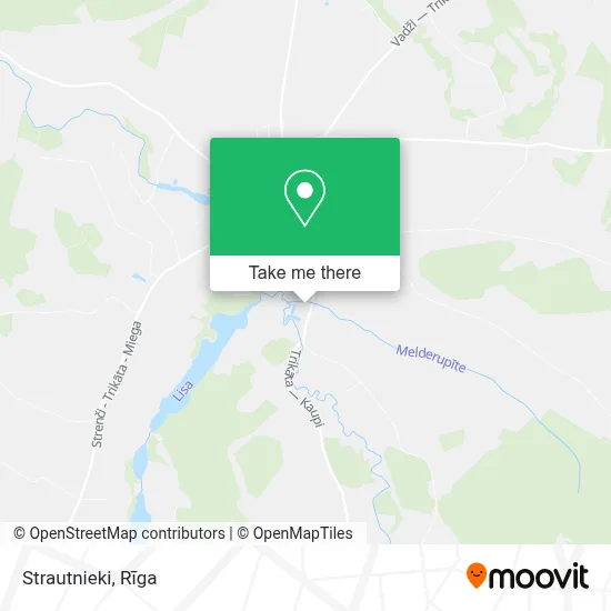 Strautnieki map