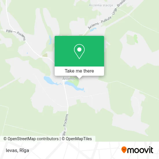 Ievas map
