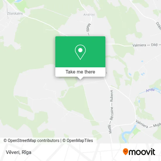 Vēveri map
