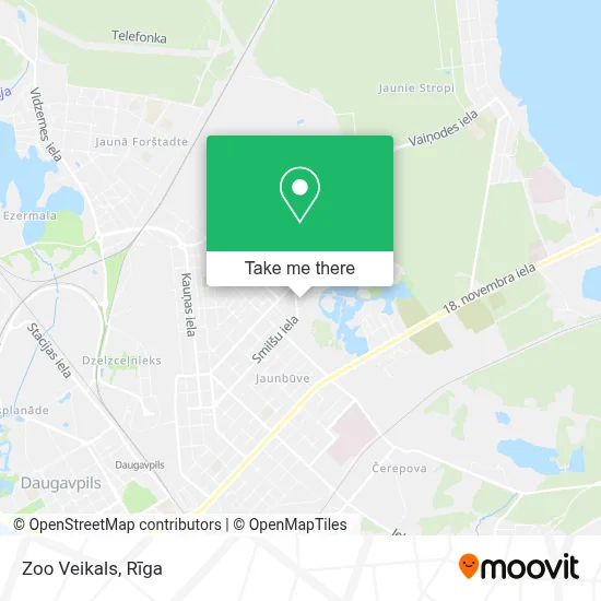 Zoo Veikals map