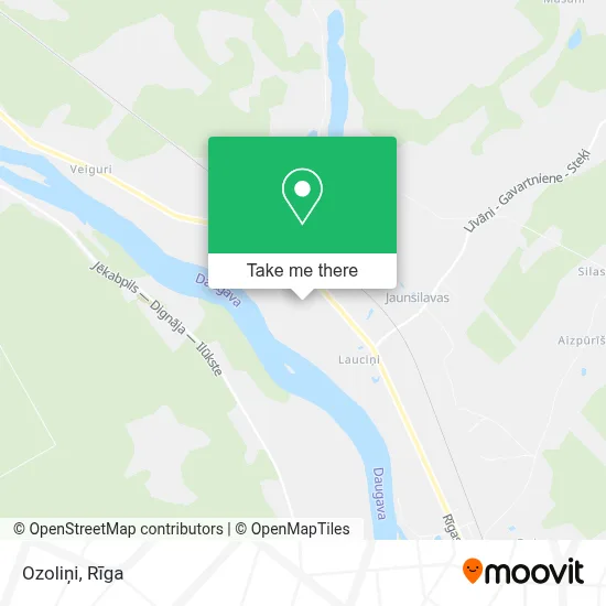 Ozoliņi map