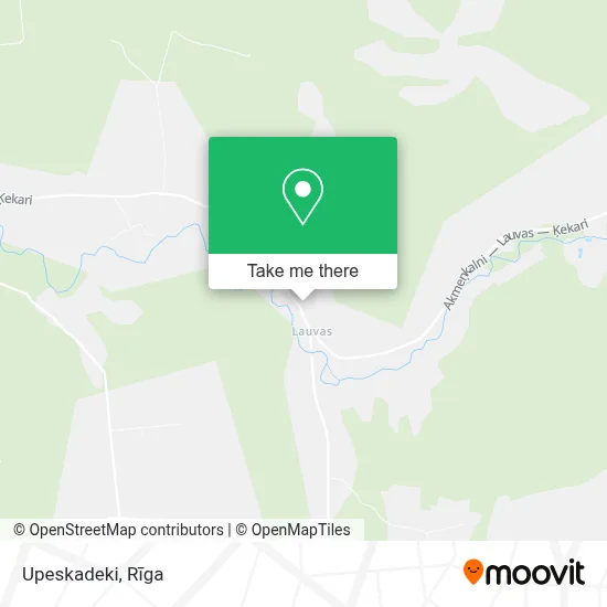 Upeskadeki map