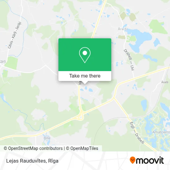 Lejas Rauduvītes map