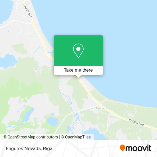 Engures Novads map