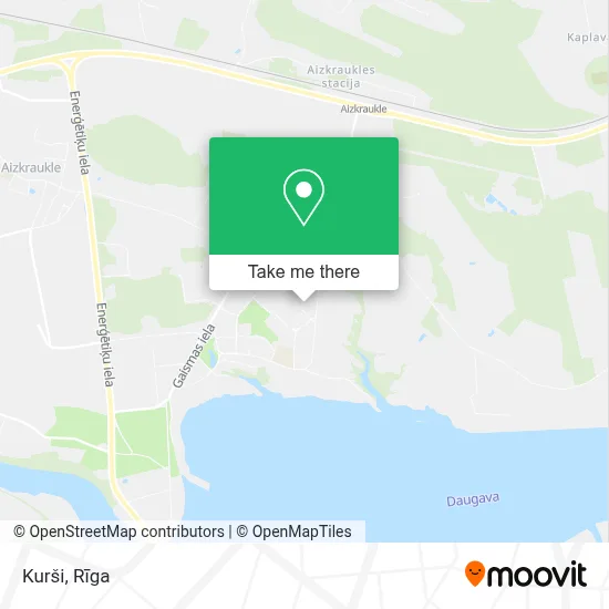 Kurši map