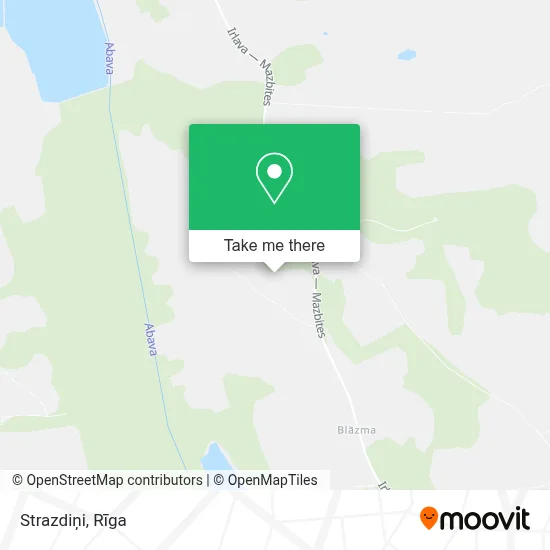 Strazdiņi map