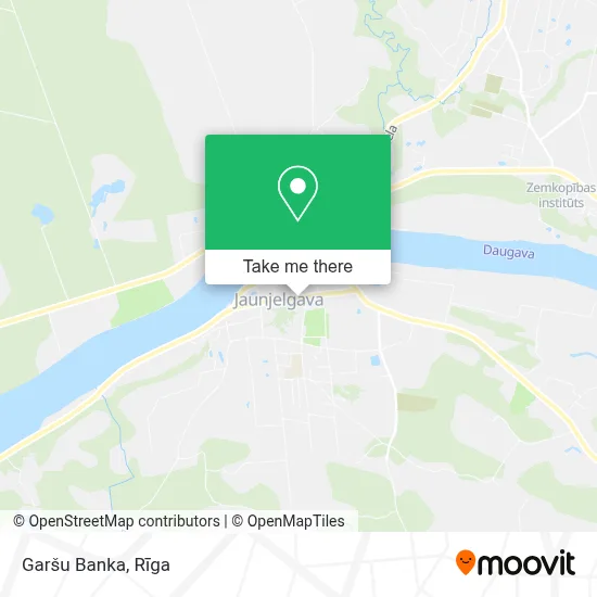 Garšu Banka map
