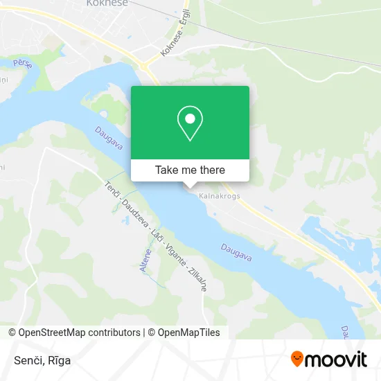 Senči map