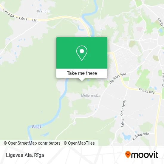 Ligavas Ala map