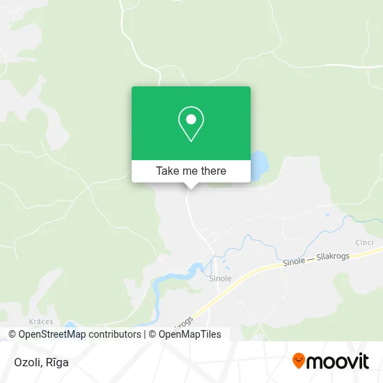 Ozoli map