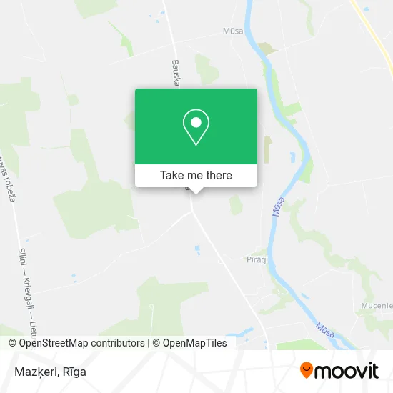 Mazķeri map