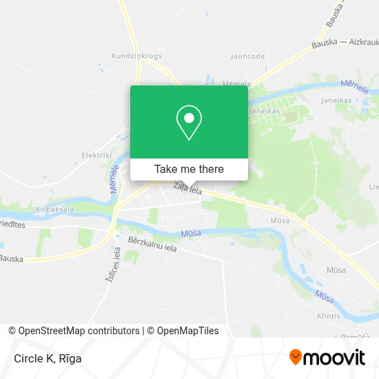 Circle K map