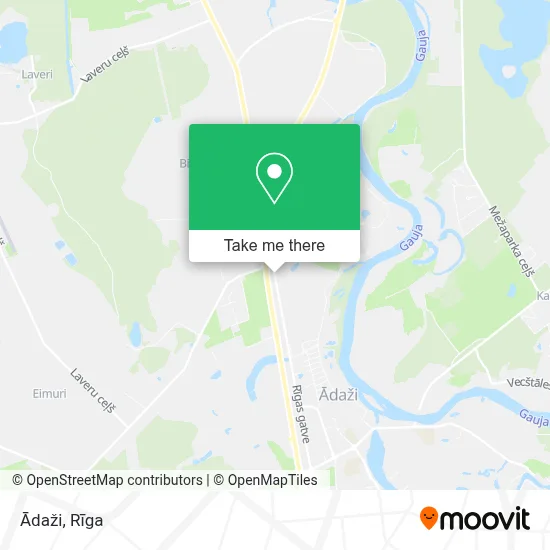 Ādaži map