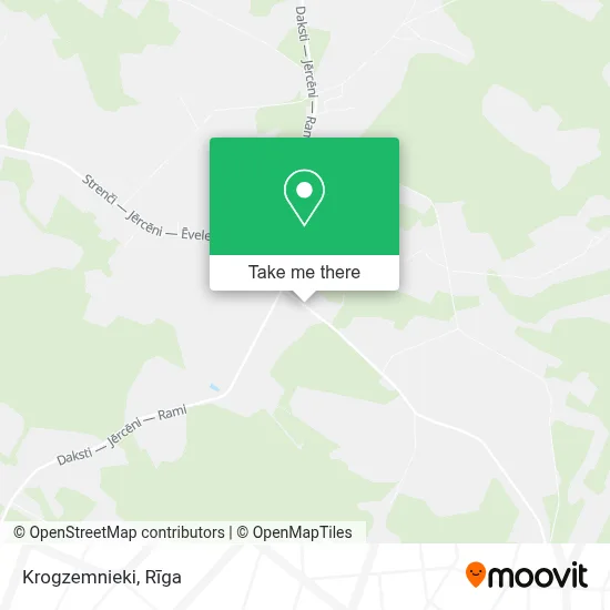 Krogzemnieki map