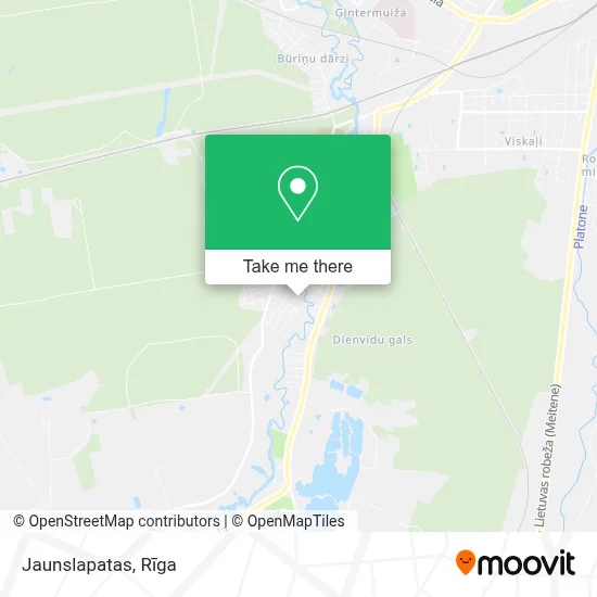 Jaunslapatas map