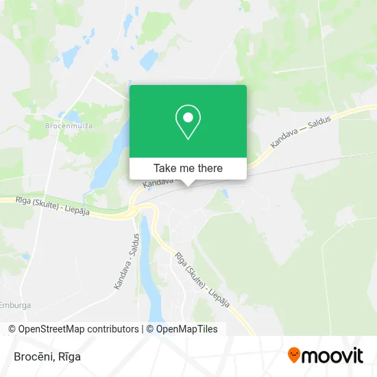 Brocēni map