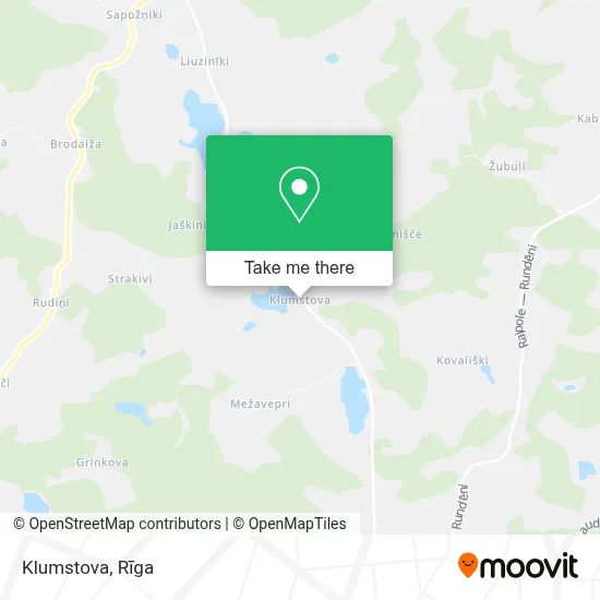 Klumstova map