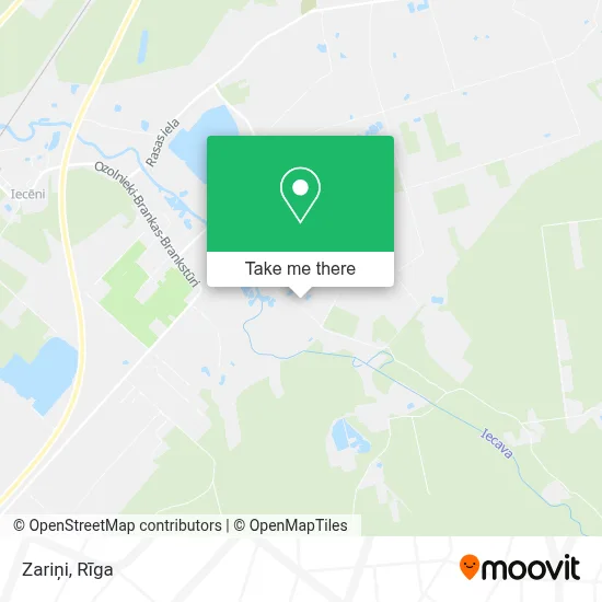 Zariņi map
