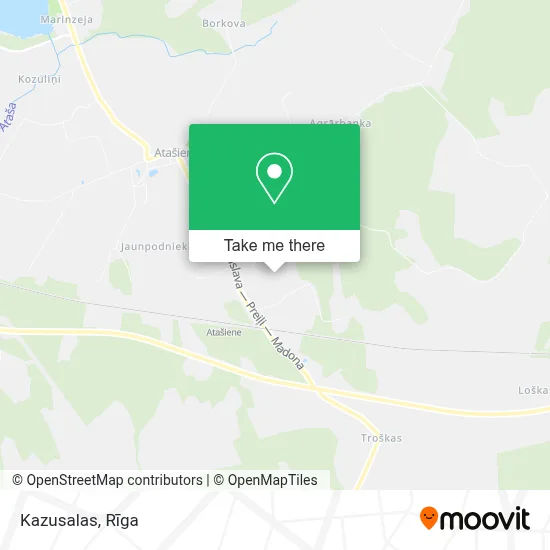 Kazusalas map