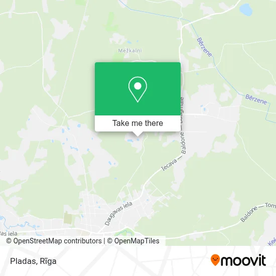 Pladas map
