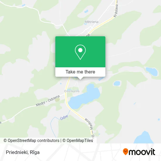 Priednieki map