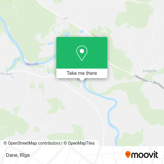 Dane map