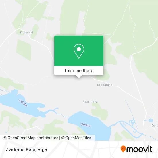 Zvīdrānu Kapi map