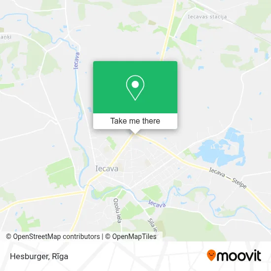 Hesburger map