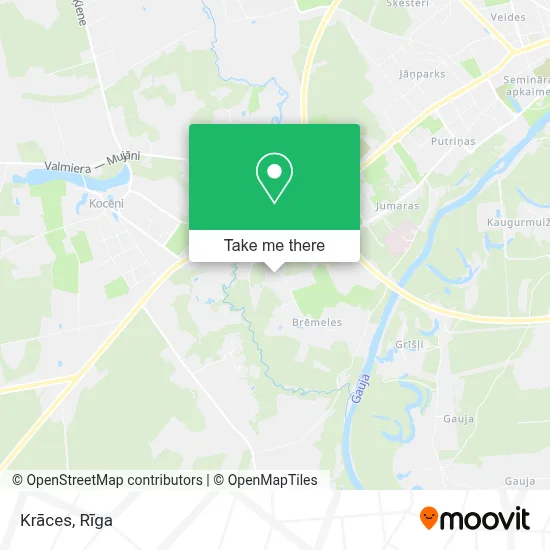 Krāces map