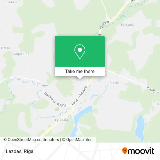 Lazdas map