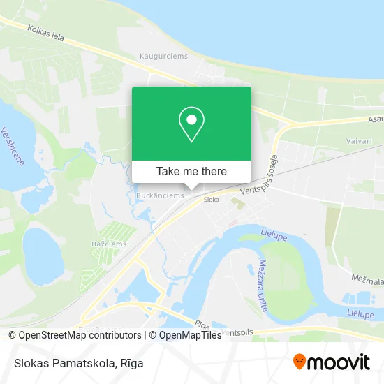 Slokas Pamatskola map