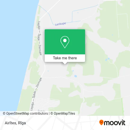 Airītes map