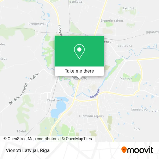 Vienoti Latvijai map