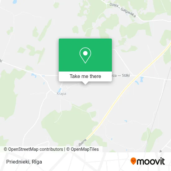 Priednieki map