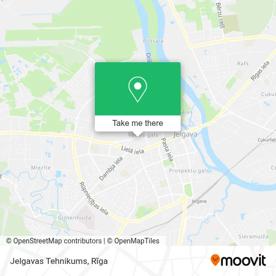 Jelgavas Tehnikums map