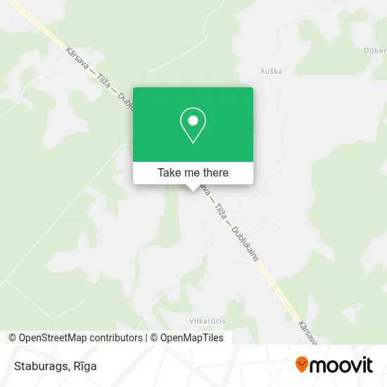 Staburags map