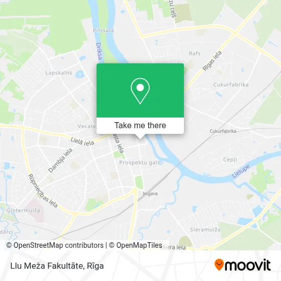 Llu Meža Fakultāte map
