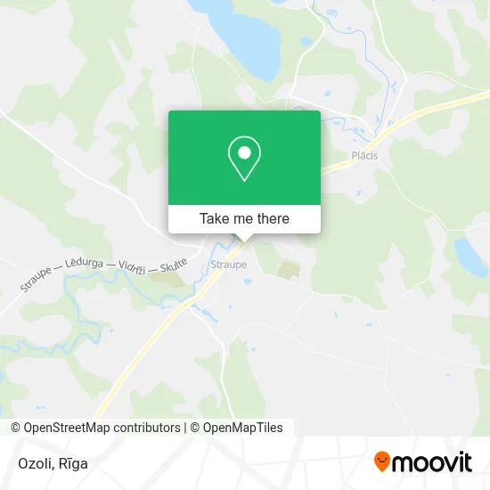 Ozoli map