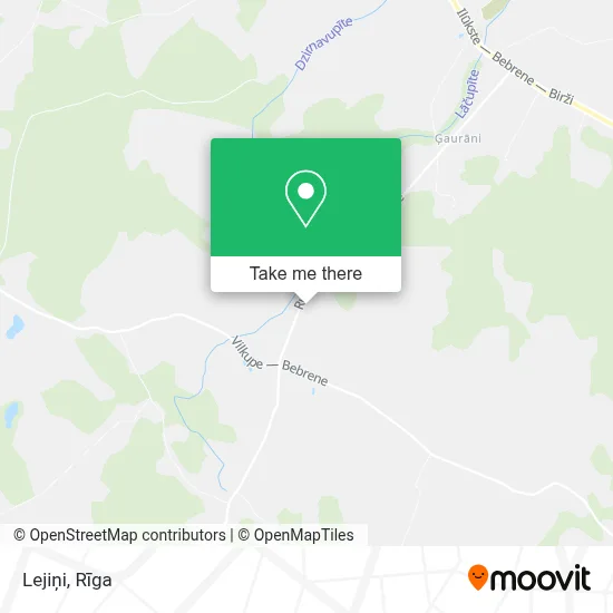 Lejiņi map