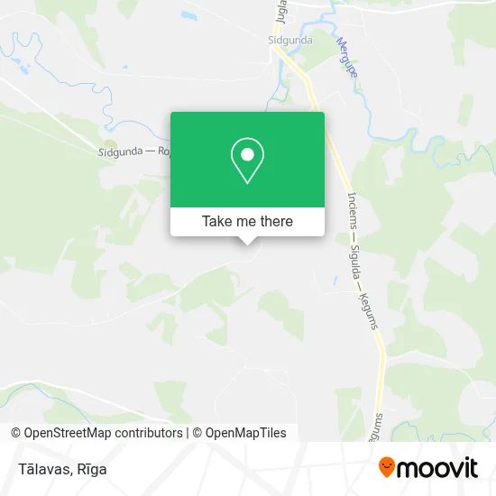 Tālavas map