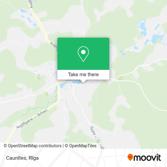 Caunītes map