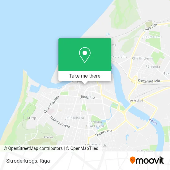 Skroderkrogs map