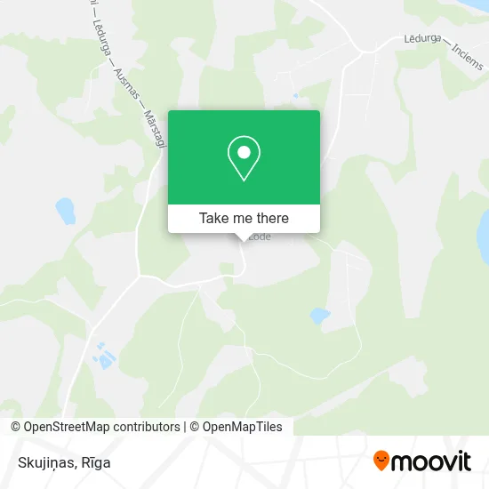 Skujiņas map